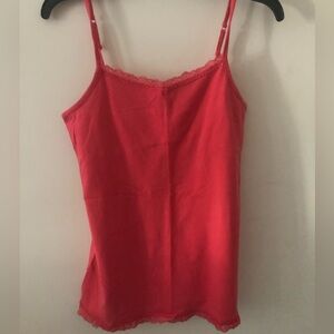 Arizona Jean Company Cami with Lace Trim